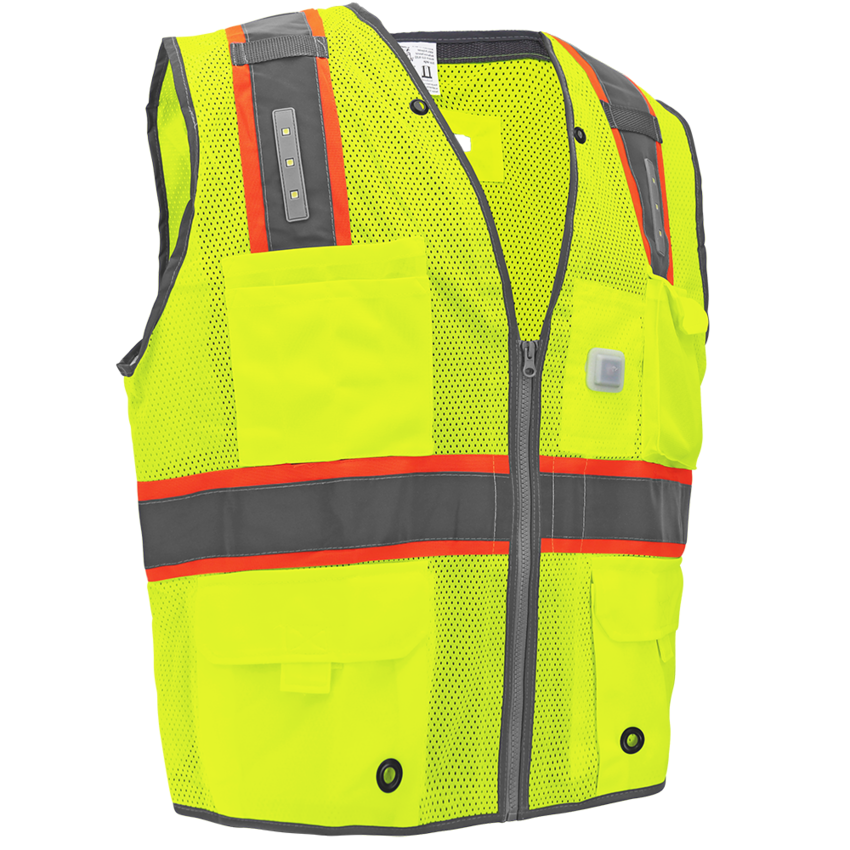 FrogWear® HV Premium LED Surveyors Safety Vest