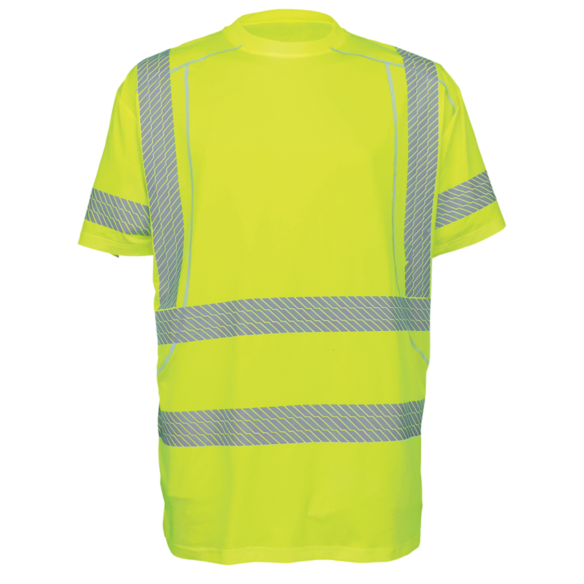 FrogWear® HV Premium High-Performance Stretch Athletic Safety Shirt
