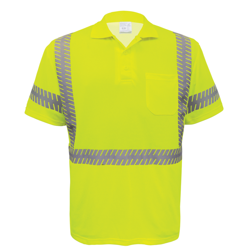 FrogWear® HV Premium High-Visibility Polo/Golf Shirt - LIMITED STOCK
