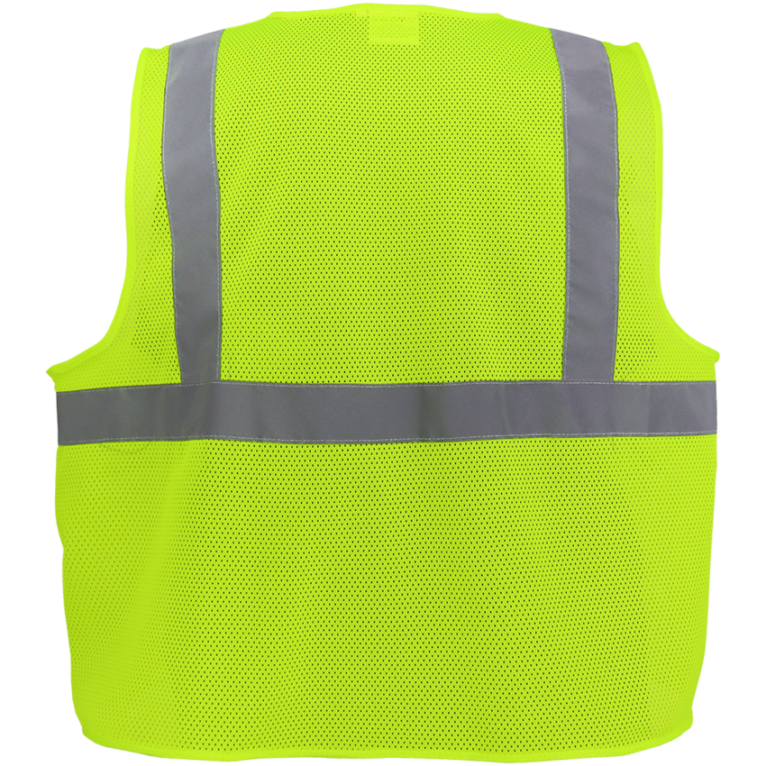 FrogWear® HV High-Visibility Yellow/Green Lightweight Mesh Safety Vest
