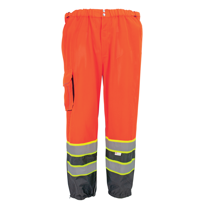 FrogWear® HV Premium Lightweight Breathable Orange Safety Pants