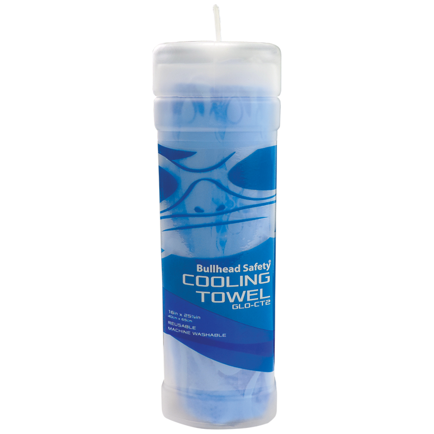 Bullhead Safety® Cooling Ultra-Absorbent Blue Cooling Towel