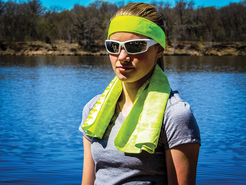 Bullhead Safety® Cooling High-Visibility Cooling Headband/Bandana
