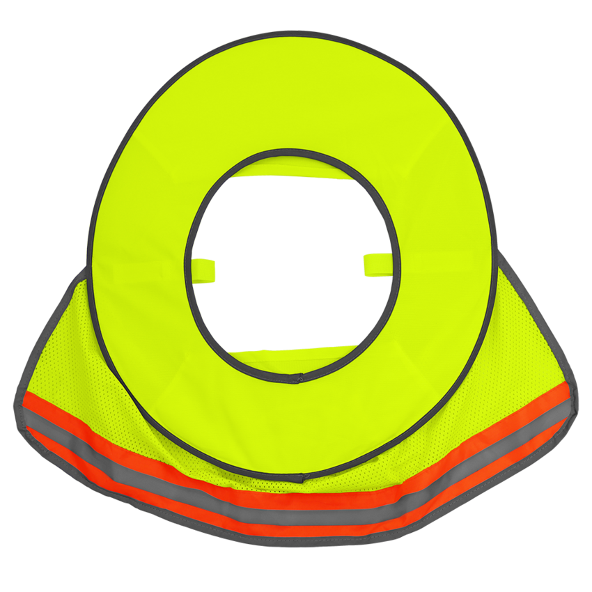 FrogWear&reg; HV Enhanced Visibility Removable Hard Hat Sun Shade