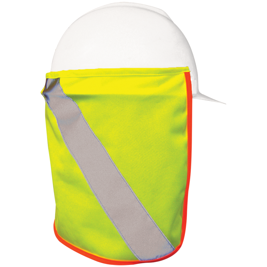 FrogWear&reg; HV Enhanced Visibility Neck Shade for Hard Hats - LIMITED STOCK