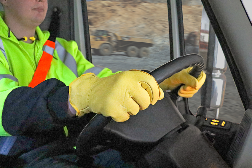 FrogWear® HV Enhanced Visibility Orange Seat Belt Cover