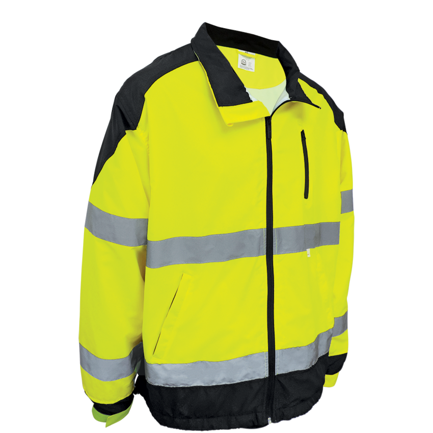 FrogWear® HV Premium Fleece-Lined Windbreaker Jacket