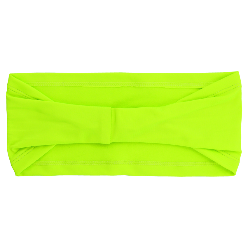 FrogWear™ HV High-Visibility Yellow/Green Tapered Cooling Headband with Four-Way Stretch