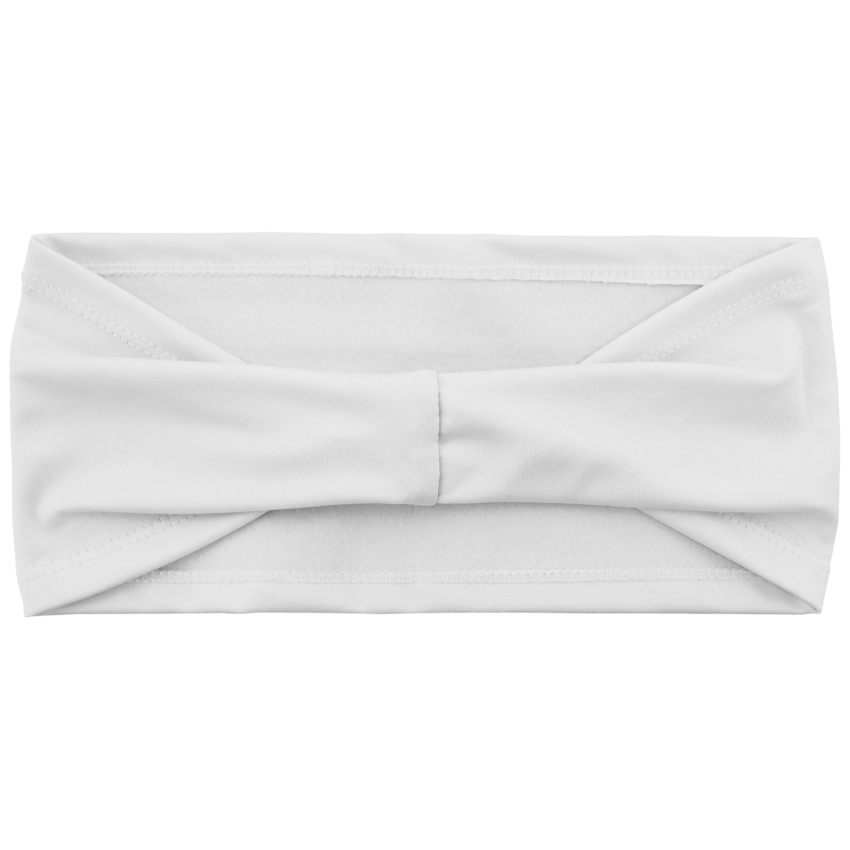 FrogWear™ White Tapered Cooling Headband with Four-Way Stretch