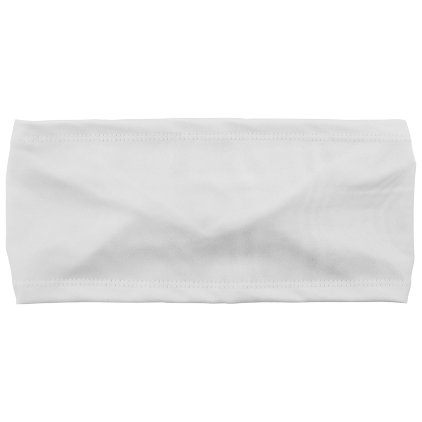 FrogWear™ White Tapered Cooling Headband with Four-Way Stretch