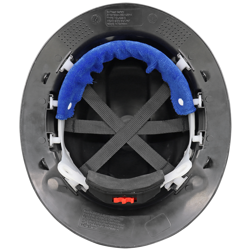 Bullhead Safety™ Head Protection Blue Cotton/Terry Cloth Sweatband