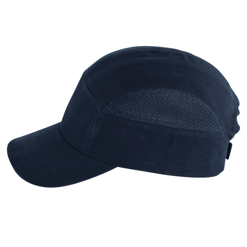 Bullhead Safety™ Head Protection Navy Blue Baseball Style Bump Cap