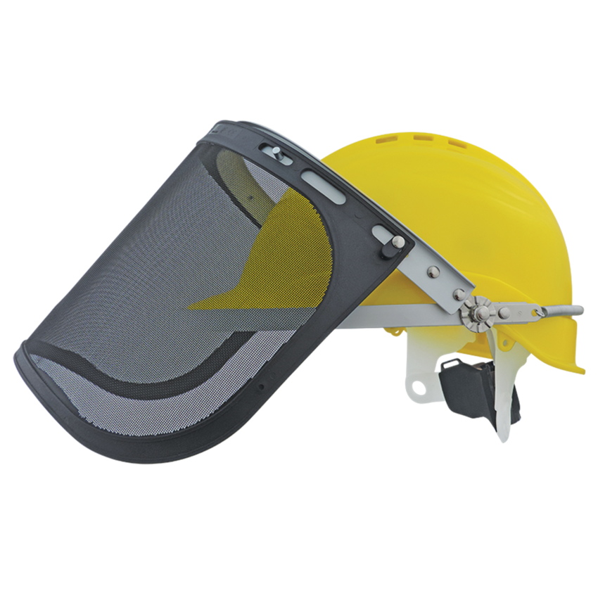 Bullhead Safety™ Head Protection Wire Mesh Face Shield