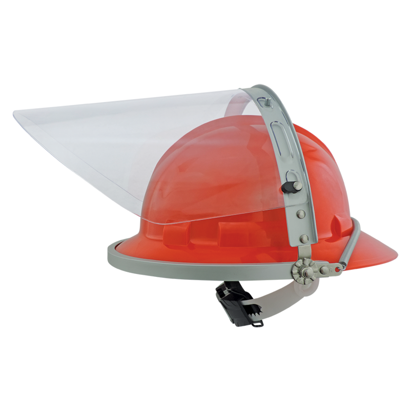 Bullhead Safety™ Head Protection Clear Cylinder Polycarbonate Face Shield