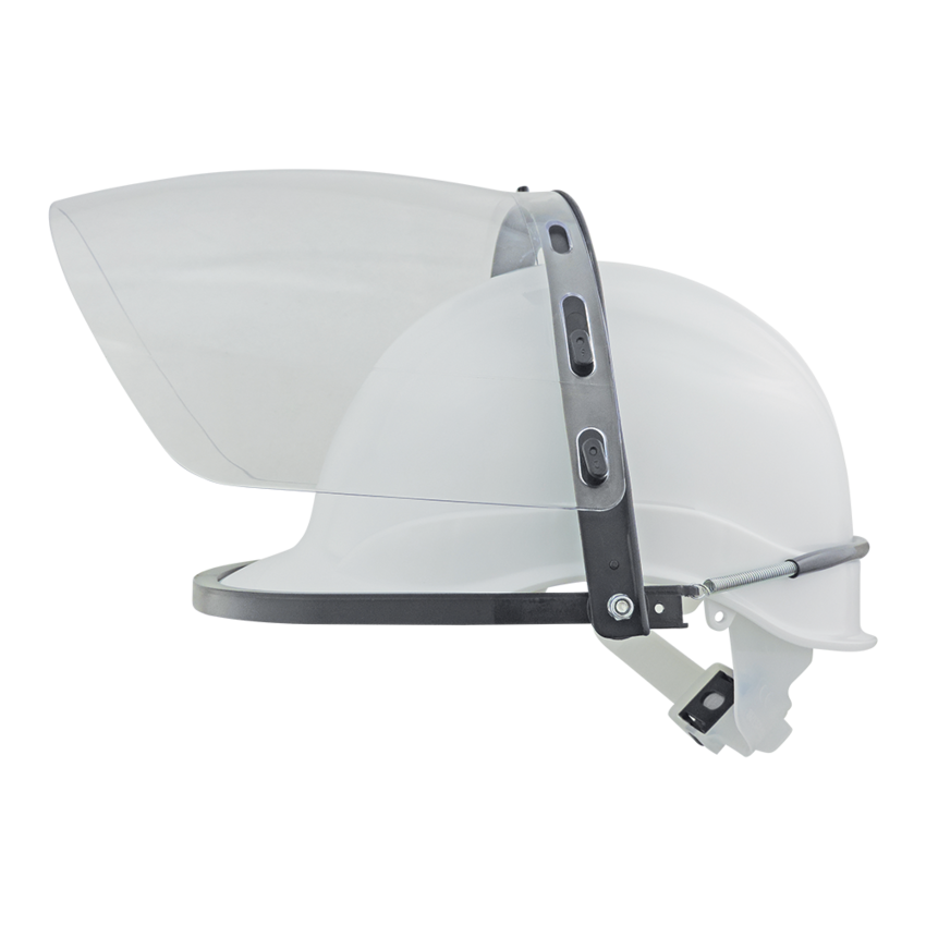 Bullhead Safety™ Head Protection Clear Toric Polycarbonate Face Shield
