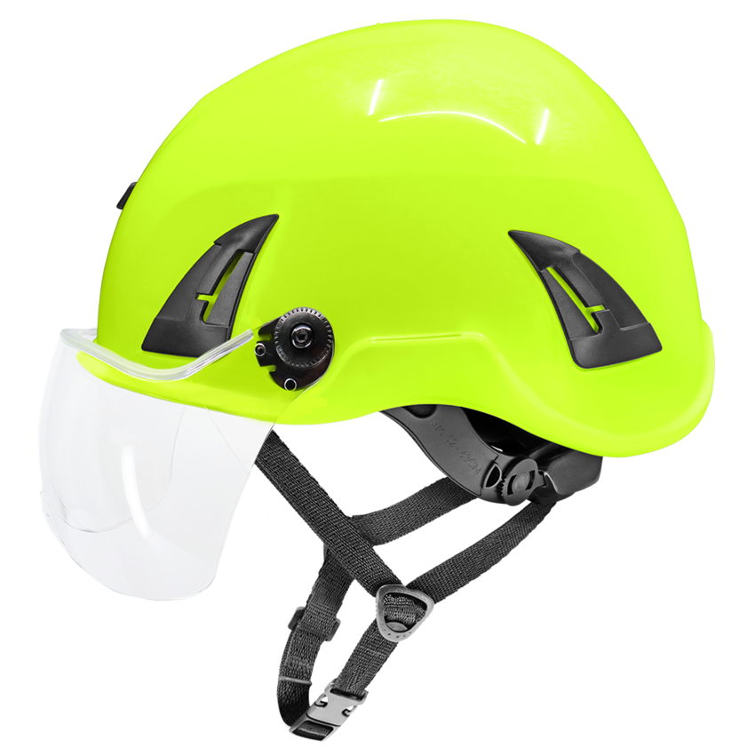 Bullhead Safety™ Head Protection - Clear Anti-Fog Toric Polycarbonate Visor for Climbing Style Helmet