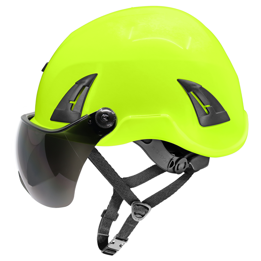 Bullhead Safety™ Head Protection - Smoke Anti-Fog Toric Polycarbonate Visor for Climbing Style Helmet