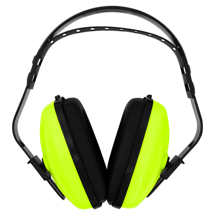 Bullhead Safety® Hearing Protection High-Visibility Economy Adjustable NRR 23 dB Earmuffs