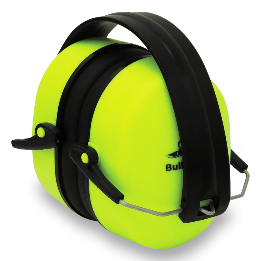Bullhead Safety® Hearing Protection Premium High-Visibility Foldable NRR 23 dB Earmuffs