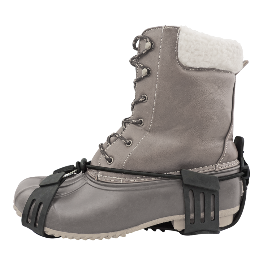 Ice Gripster™ Treads Adjustable Anti-Slip Traction Cleats with Carbon Steel Studs