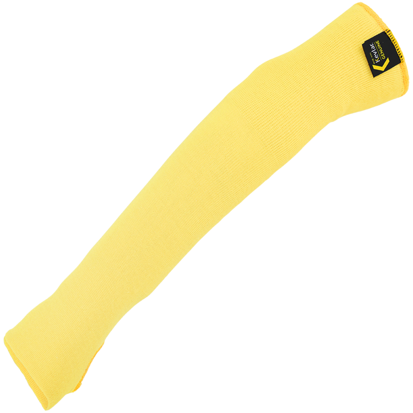 Double-Ply Aramid Fiber 18-Inch Cut and Heat Resistant Sleeve with Thumb Slot and Flared Forearm