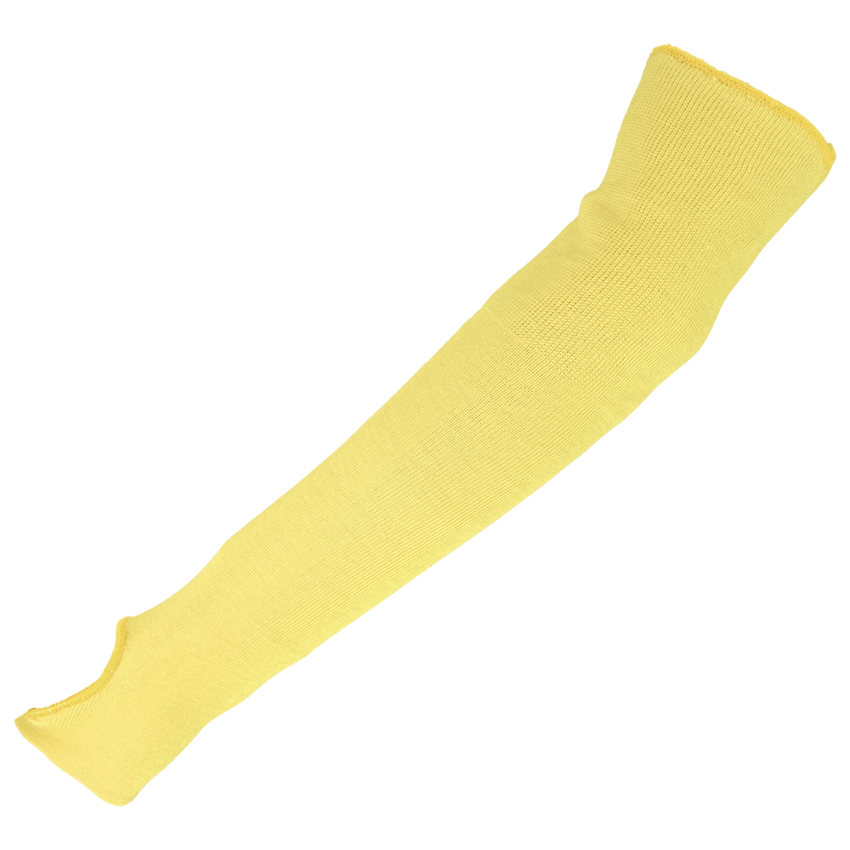 Double-Ply Aramid Fiber 18-Inch Cut and Heat Resistant Sleeve with Thumb Slot and Flared Forearm
