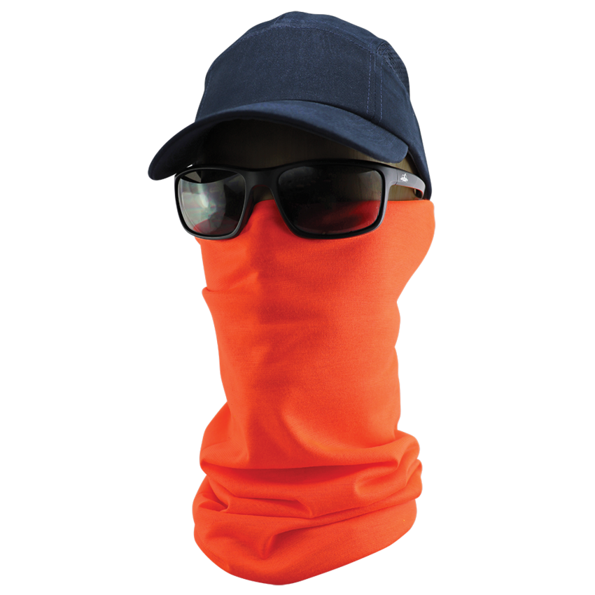 FrogWear™ HV Multi-Function Neck Gaiter, High-Visibility Orange