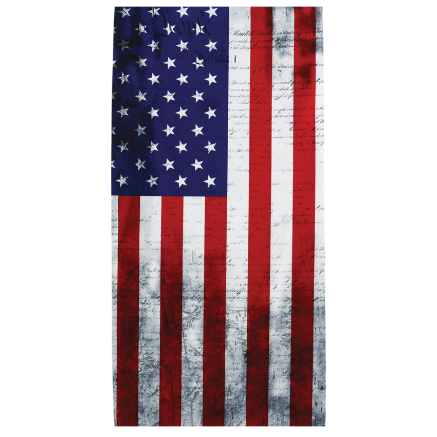 FrogWear™ Premium, Multi-Function, Cooling Neck Gaiter, U.S.A. Flag Design