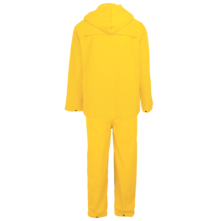 Three-Piece PVC Rain Suit with Snaps