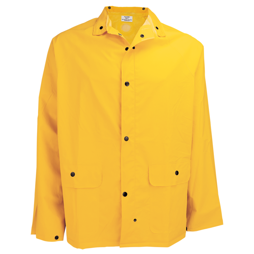 Three-Piece PVC Rain Suit with Snaps