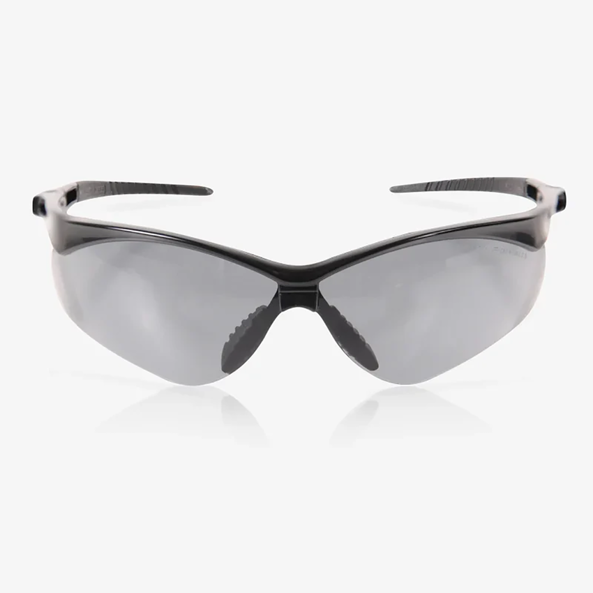 Vesper&trade; Gray Anti-Fog Lens, Shiny Black Frame Safety Glasses