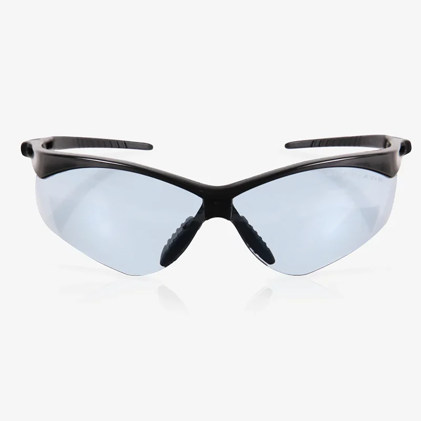 Vesper&trade; Blue Anti-Fog Lens, Shiny Black Frame Safety Glasses