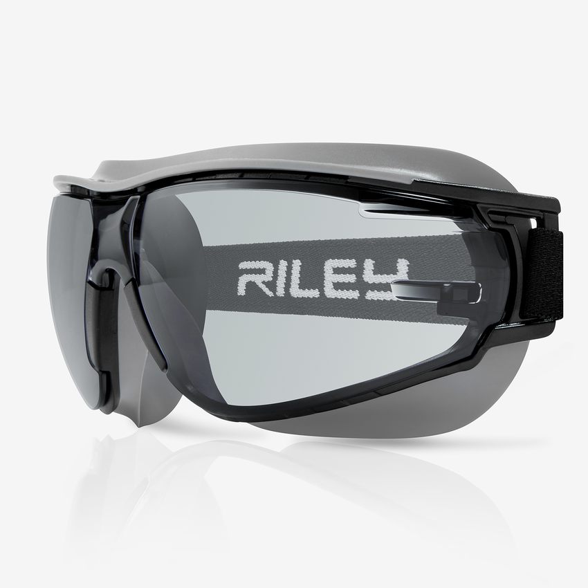 Sparta Compact&trade; Gray Performance Fog Technology, Black Frame Safety Goggles