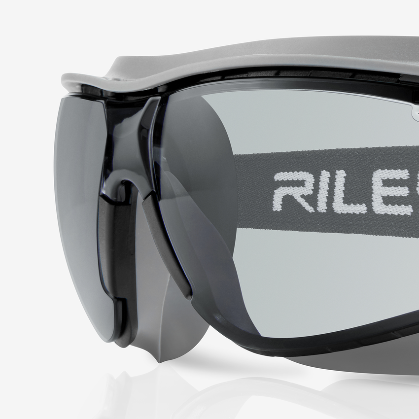 Sparta Compact&trade; Gray Performance Fog Technology, Black Frame Safety Goggles