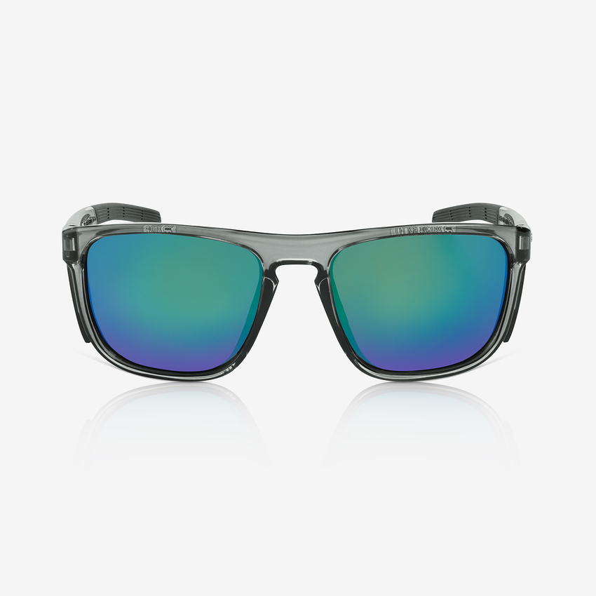 Navigator X Emerald Mirror Anti-Fog Lens, Gray Frame Safety Glasses