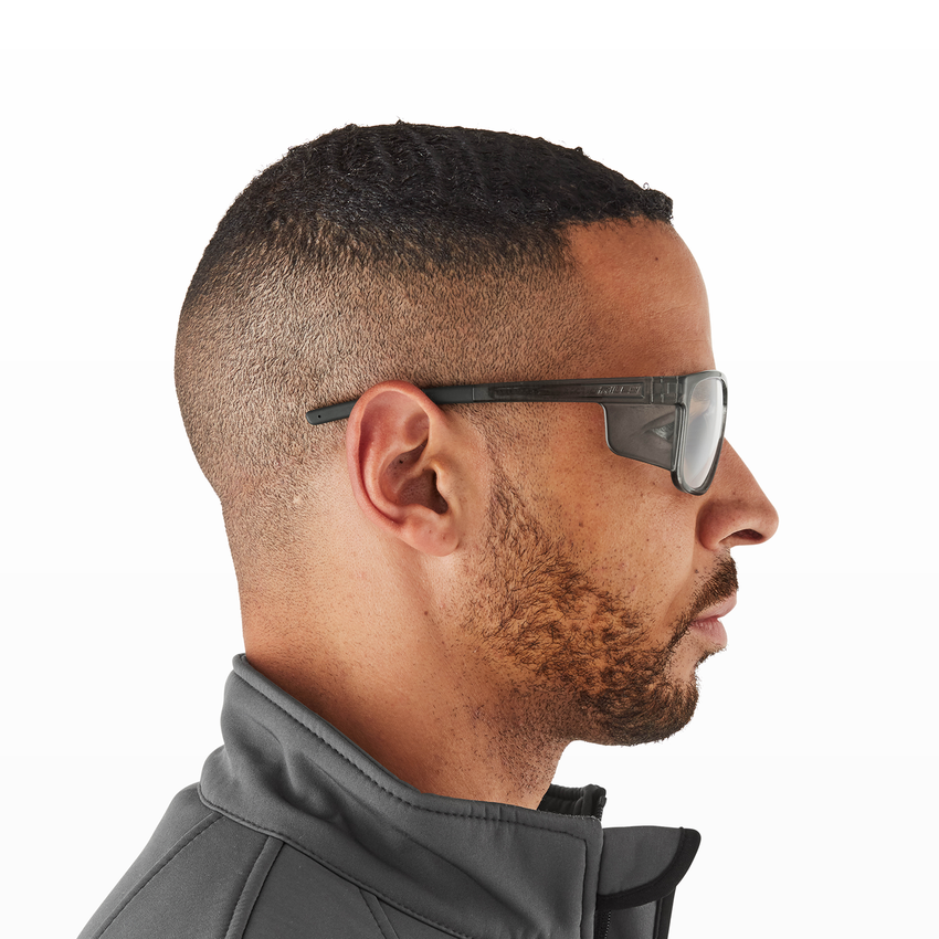 Navigator X Clear Anti-Fog Lens, Gray Frame Safety Glasses