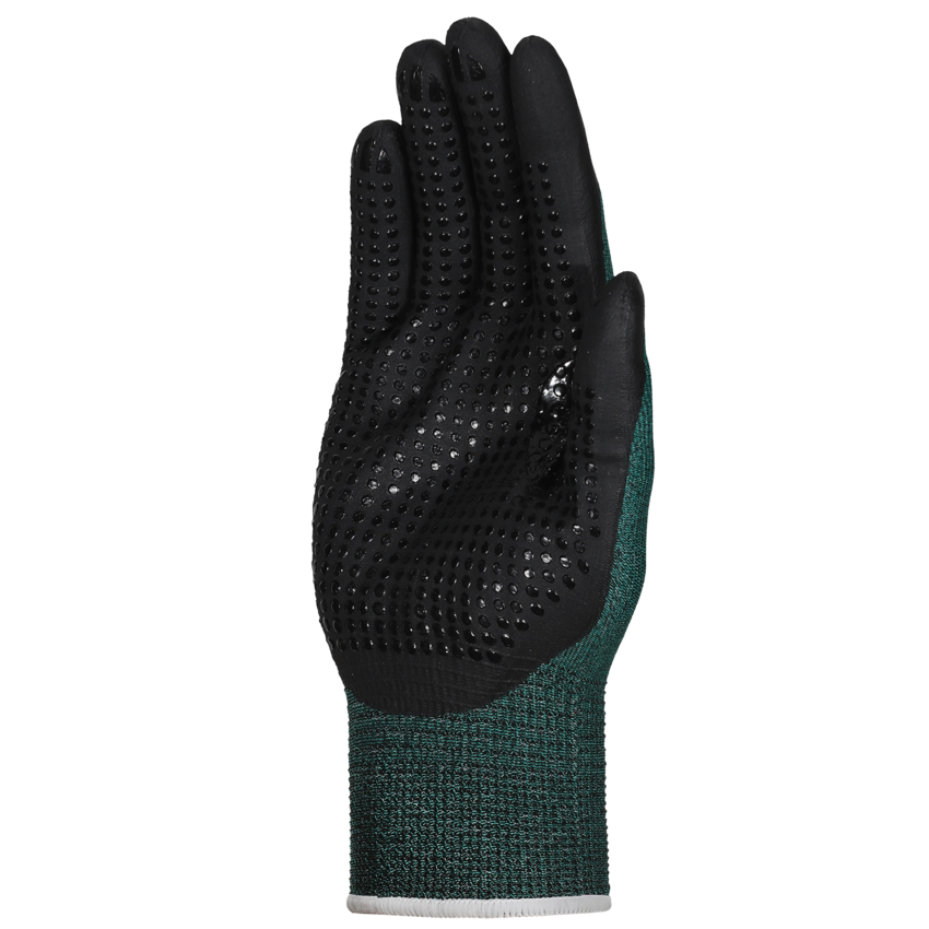 Sapphire Emerald&trade; Lightweight Cut Resistant Gloves with Nitrile Foam Coating and Palm Dots - LIMITED STOCK