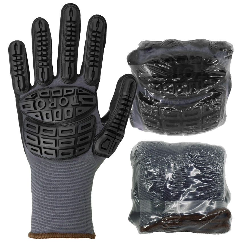 Torq Alpin&trade; General Purpose Multi-Hazard 15-Gauge Gloves with Flexible Impact Protection