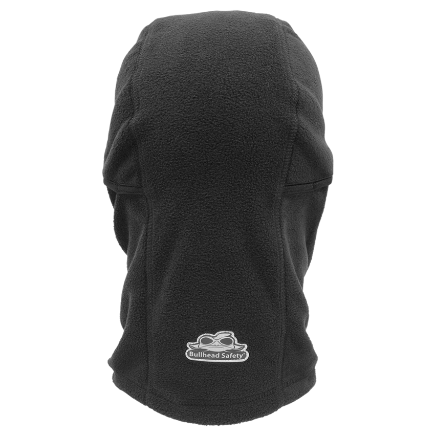 Bullhead Safety™ Winter Liners Black, Shoulder-Length, Self-Extinguishing, Multifunctional, Hinged Thermal Balaclava
