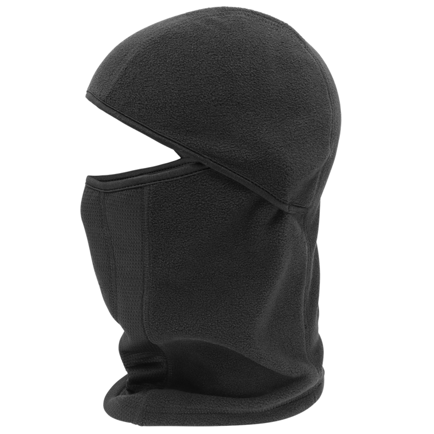 Bullhead Safety™ Winter Liners Black, Shoulder-Length, Self-Extinguishing, Multifunctional, Hinged Thermal Balaclava