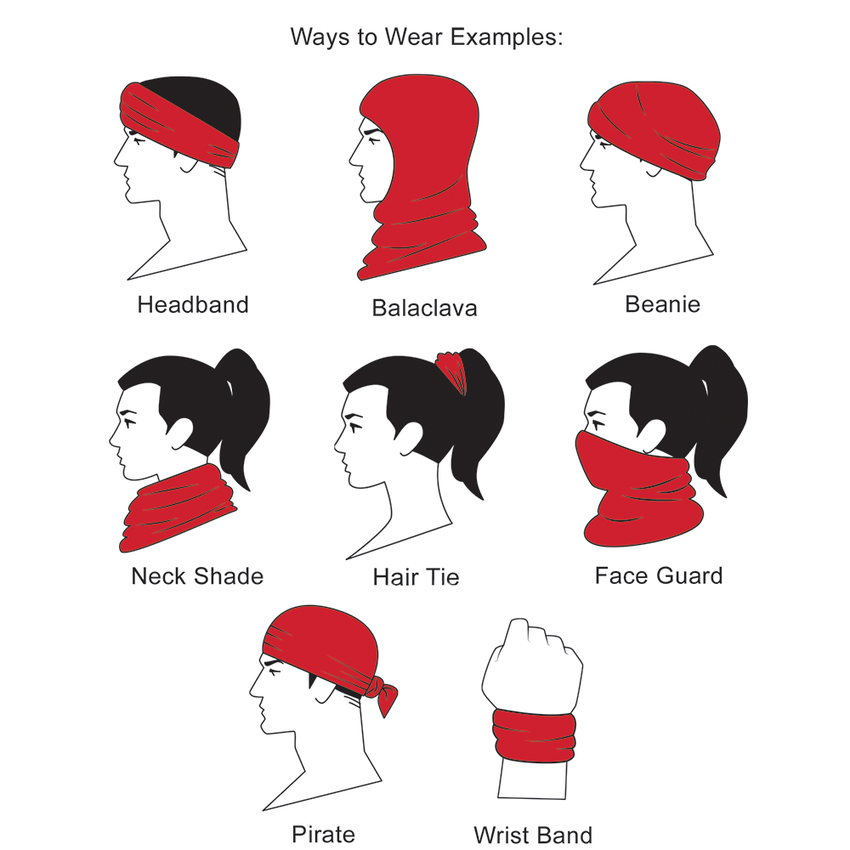 FrogWear™ Premium, Multi-Function, Cooling Neck Gaiter, U.S.A. Flag Design