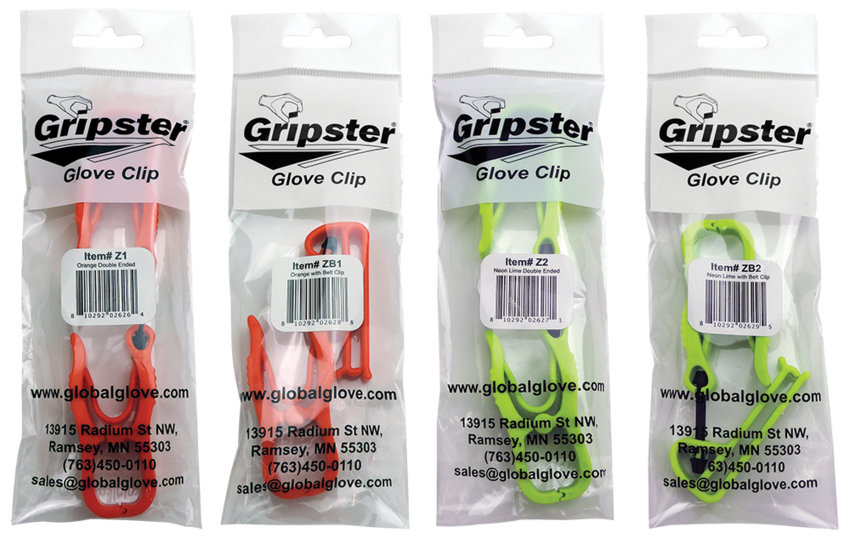 Gripster® High-Visibility Yellow/Green Utility Clip with Belt Clip