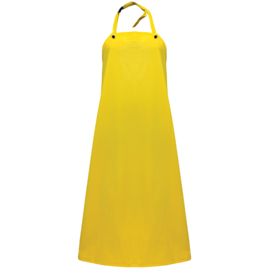 FrogWear&reg; FDA Compliant Yellow Nitrile Industrial Apron - LIMITED STOCK