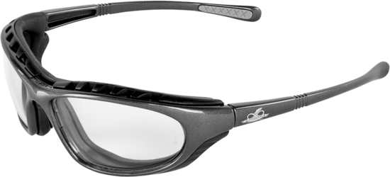 Steelhead® Clear Anti-Fog Lens, Shiny Pearl Gray Frame Safety Glasses