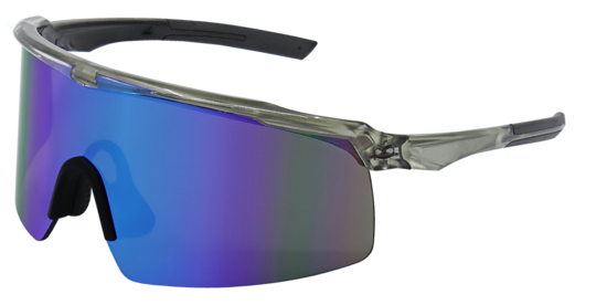 Whipray™ Blue Mirror Performance Fog Technology Polarized Lens, Silver Inlay Frame Safety Glasses