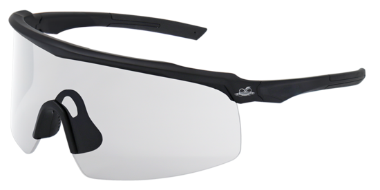Whipray™ Clear Anti-Fog Lens, Matte Black Frame Safety Glasses
