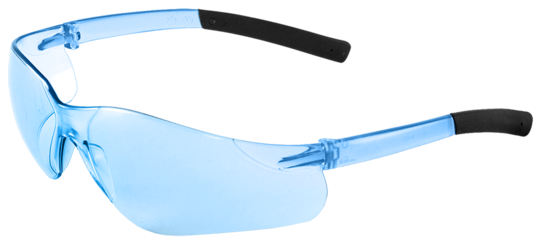 Pavon® Light Blue Lens, Frosted Blue Frame Safety Glasses