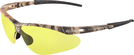 Stinger® Yellow Anti-Fog Lens, Woodland Camouflage Frame Safety Glasses