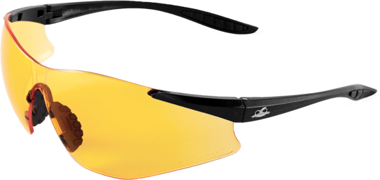 Snipefish® Orange Anti-Fog Lens, Matte Black Frame Safety Glasses