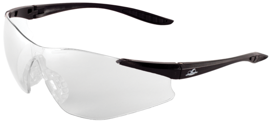 Snipefish® Clear Anti-Fog Lens, Matte Black Frame Safety Glasses